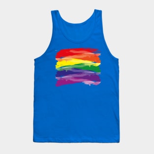 Rainbow | Abstract Rainbow Tank Top